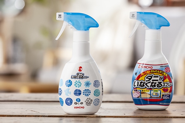 大日本除虫菊 KINCHO ダニがいなくなるスプレー デザインボトル 300ml(本体（限定デザイン）) 日用品・生活用品・洗剤ホーム