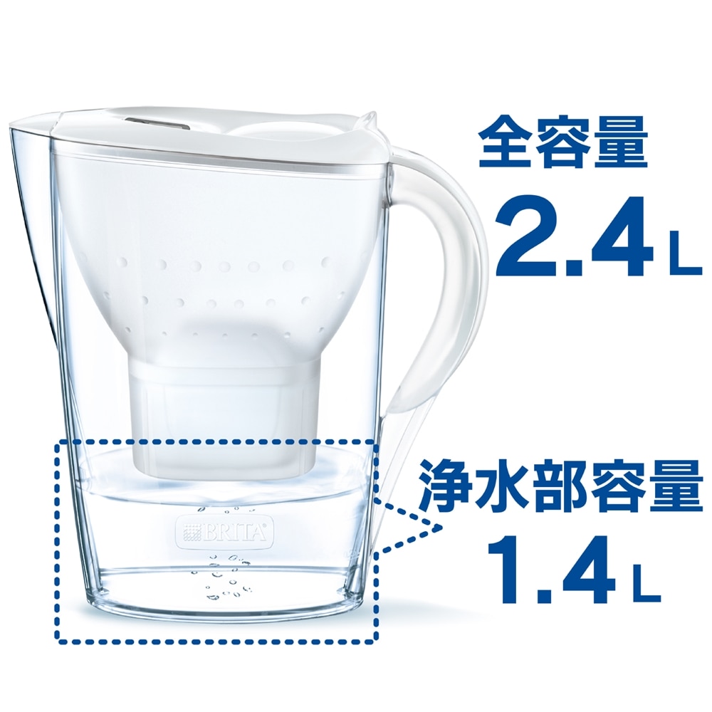 Brita ブリタ ポット型浄水器 マレーラcool マクストラプラスカートリッジ1個付き 1 4l キッチン用品 キッチン雑貨 食器ホームセンター通販のカインズ