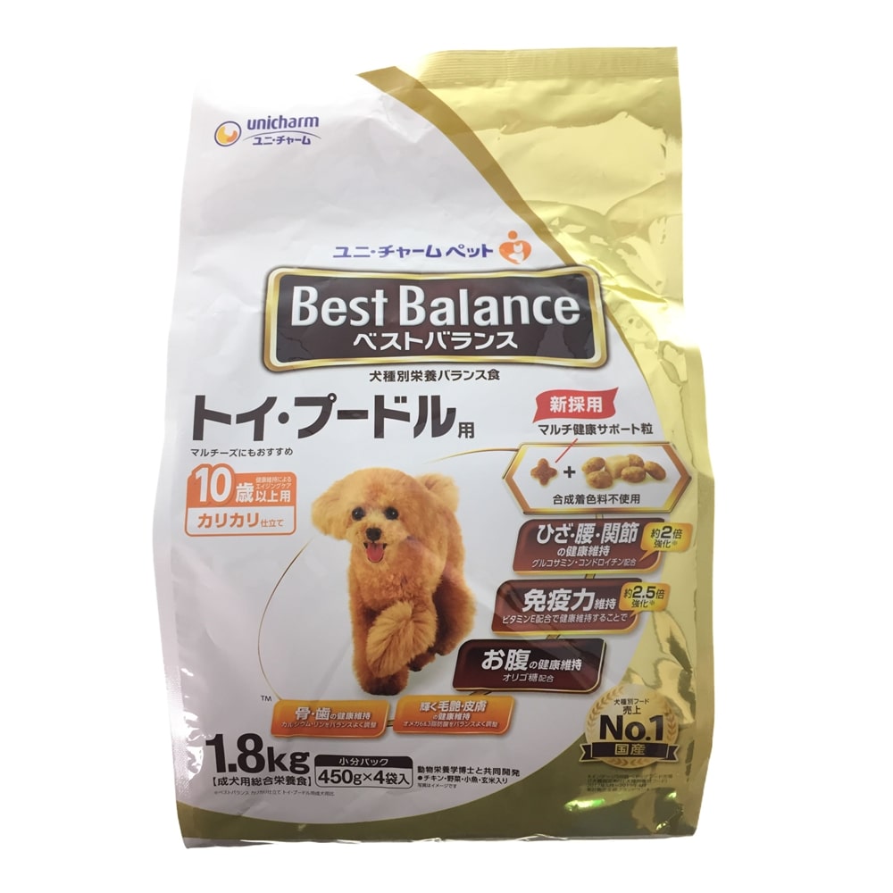 ベストバランス トイ プードル用 10歳以上用 1 8kg 10歳以上 ペット用品 犬 猫 小動物 ホームセンター通販のカインズ