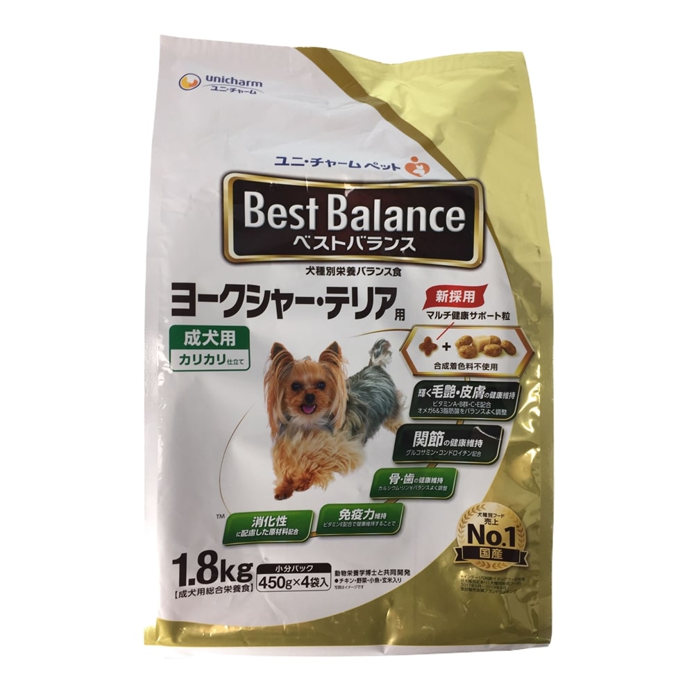 ベストバランス ヨークシャー テリア用 成犬用 1 8kg 1 8kg 成犬 ペット用品 犬 猫 小動物 ホームセンター通販のカインズ