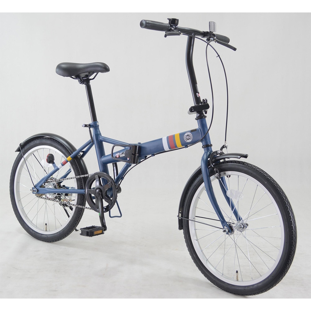 【店舗限定】【自転車】折り畳み車 ヴィレ VILLE 20インチ ネイビー(20インチ ネイビー): 自転車ホームセンター通販のカインズ
