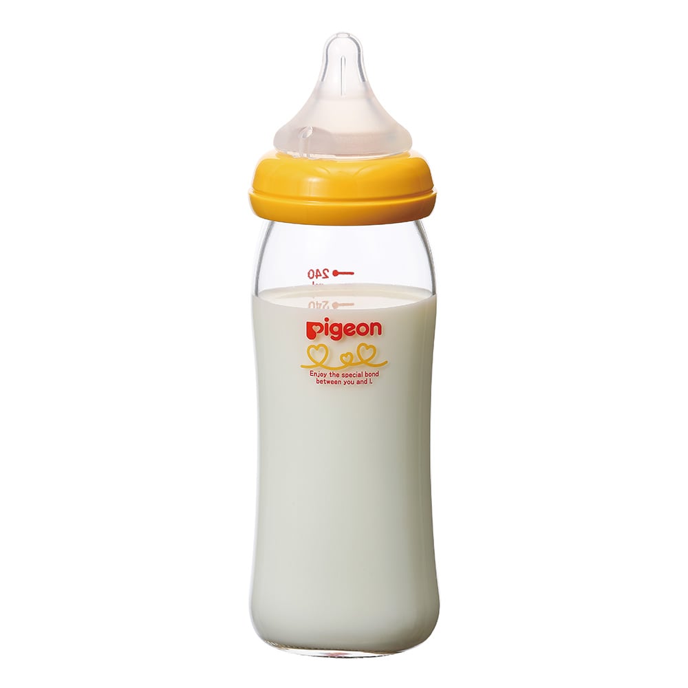 ピジョン 母乳実感 哺乳びん ガラス 240ml オレンジ 240ml オレンジ ベビー 赤ちゃん キッズ用品ホームセンター通販のカインズ