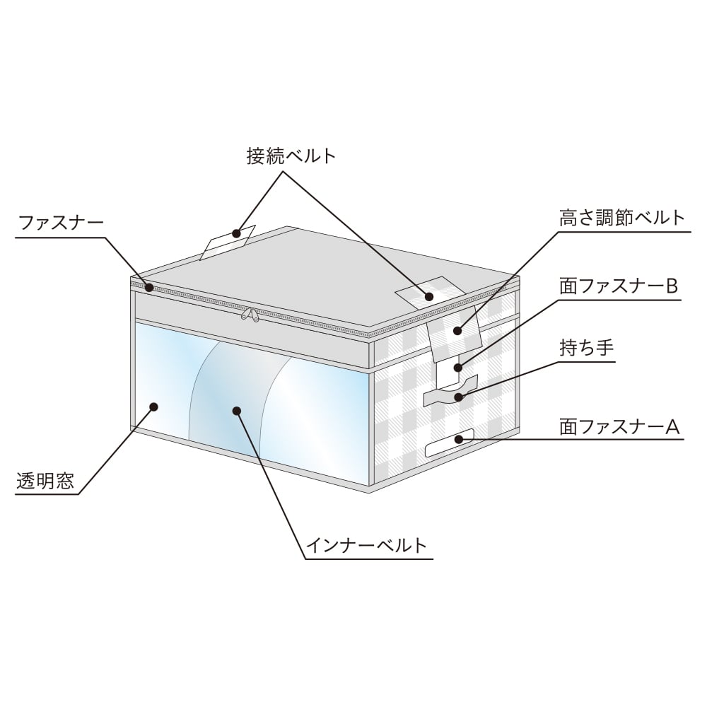 コンパクトになる羽毛ふとん収納袋 収納用品 収納家具ホームセンター通販のカインズ