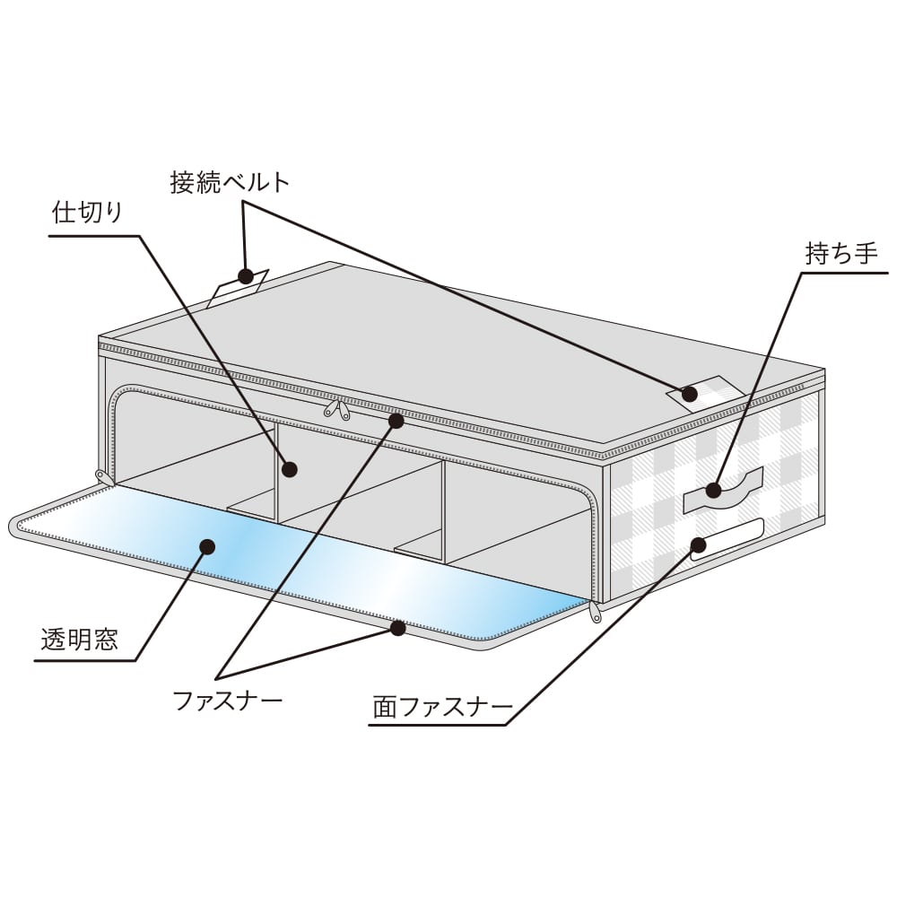 たて よこ 使える衣類収納袋 スリム スリム 収納用品 収納家具ホームセンター通販のカインズ