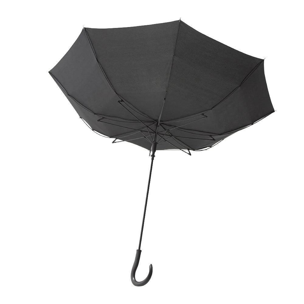 風に強いジャンプ傘 70cm ブラック ブラック 傘 バッグ スリッパ 服飾雑貨ホームセンター通販のカインズ