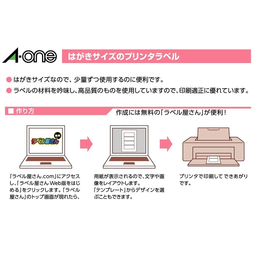 はがきサイズラベル フォト光沢紙 フォト光沢紙 文房具 事務用品ホームセンター通販のカインズ