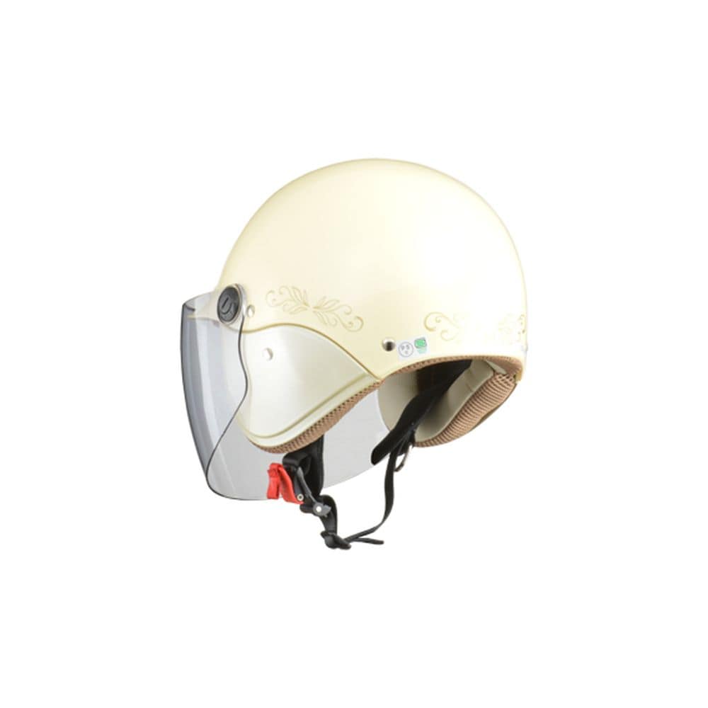 リード工業 Qj 3 セミジェットヘルメットパールアイボリー パールアイボリー カー用品 バイク用品ホームセンター通販のカインズ