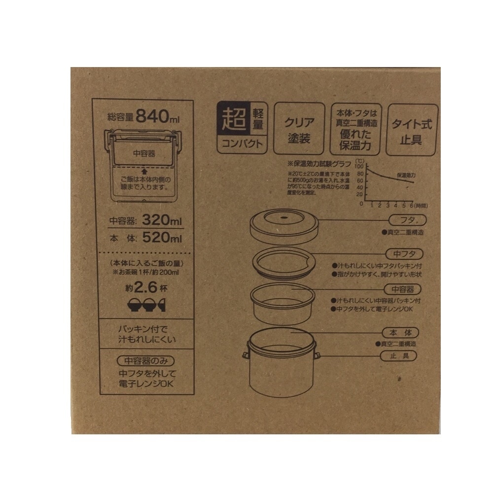 真空ステンレスランチボックス ベーシック Stlb2 キッチン用品 キッチン雑貨 食器ホームセンター通販のカインズ