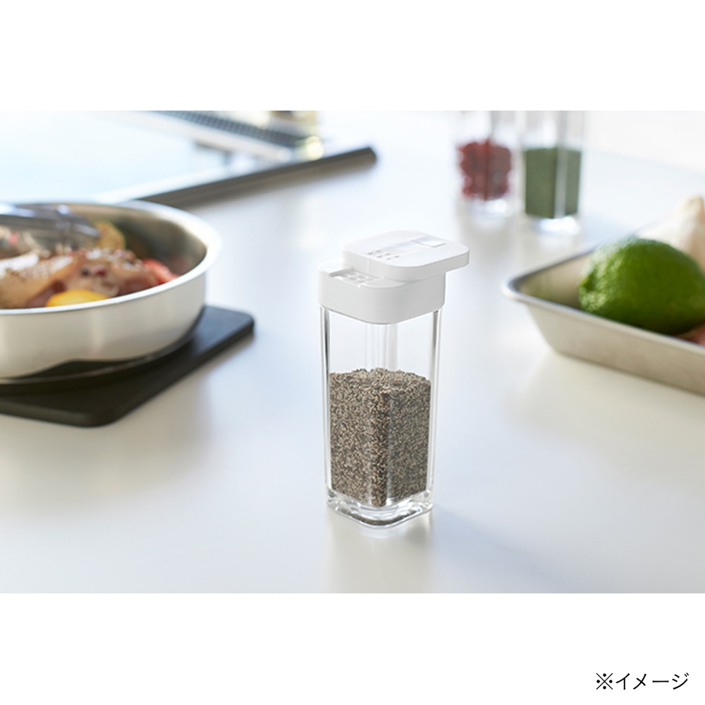 山崎実業 スパイスボトル アクア ホワイト キッチン用品 キッチン雑貨 食器ホームセンター通販のカインズ