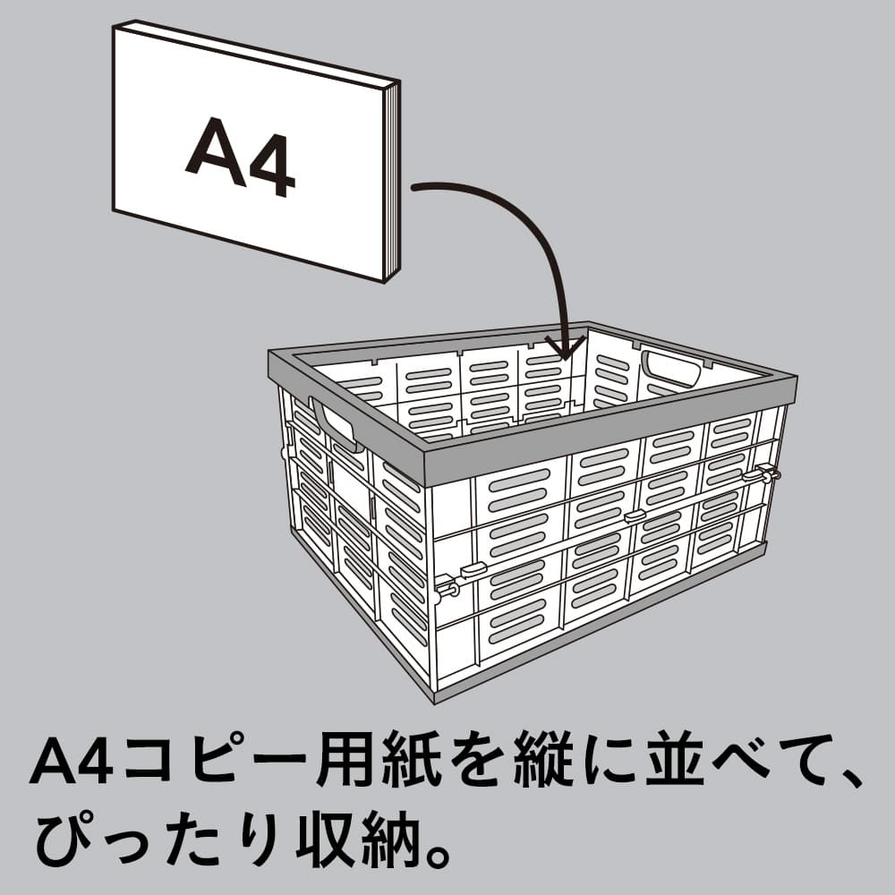 折り畳みコンテナ ホワイト 本体 ホワイト 作業工具 作業用品 作業収納ホームセンター通販のカインズ