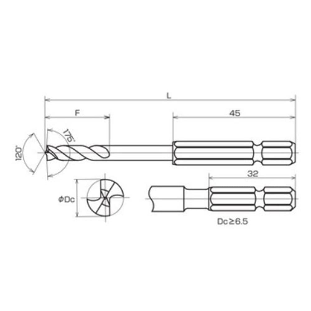 ナチ 六角軸すぱっとドリル2 2mm 電動工具ホームセンター通販のカインズ