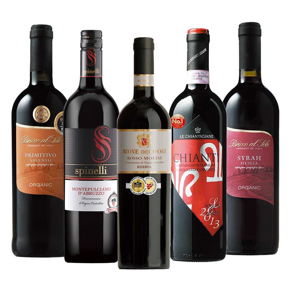 高得点・受賞歴 イタリア赤ワイン5本セット【別送品】: 酒・リカーホームセンター通販のカインズ