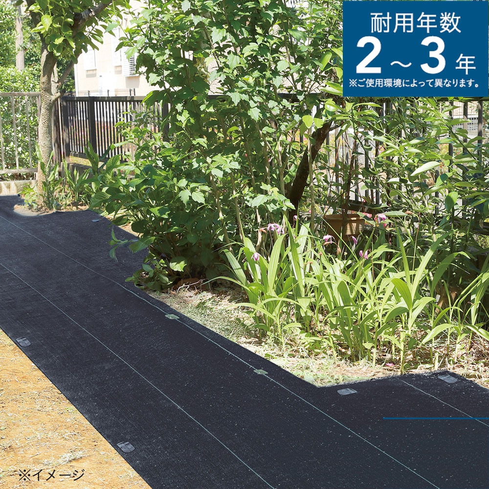 防草シート ブラック 2×50m(2×50m ブラック): 園芸用品ホームセンター通販のカインズ