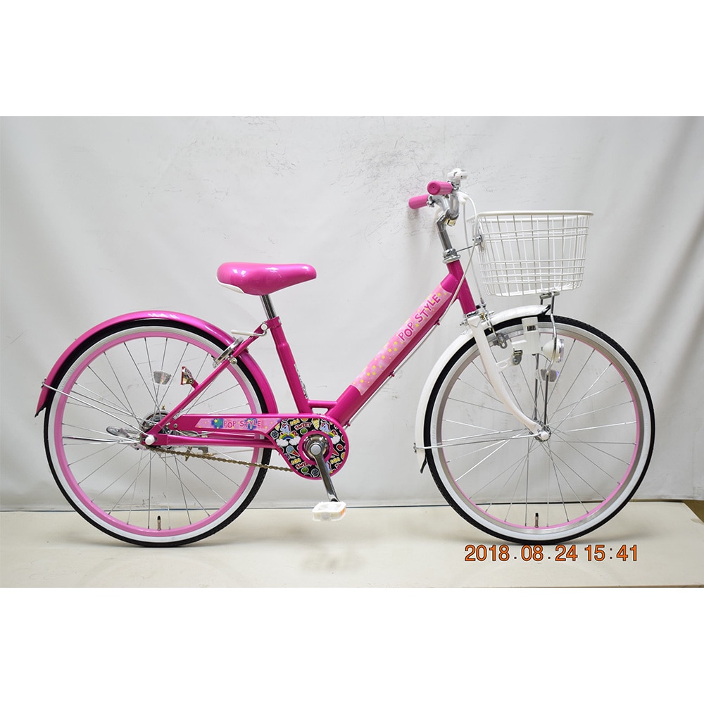 自転車 子供車 ポップスタイル Popstyle 22インチ ピンク 22インチ ピンク 自転車ホームセンター通販のカインズ