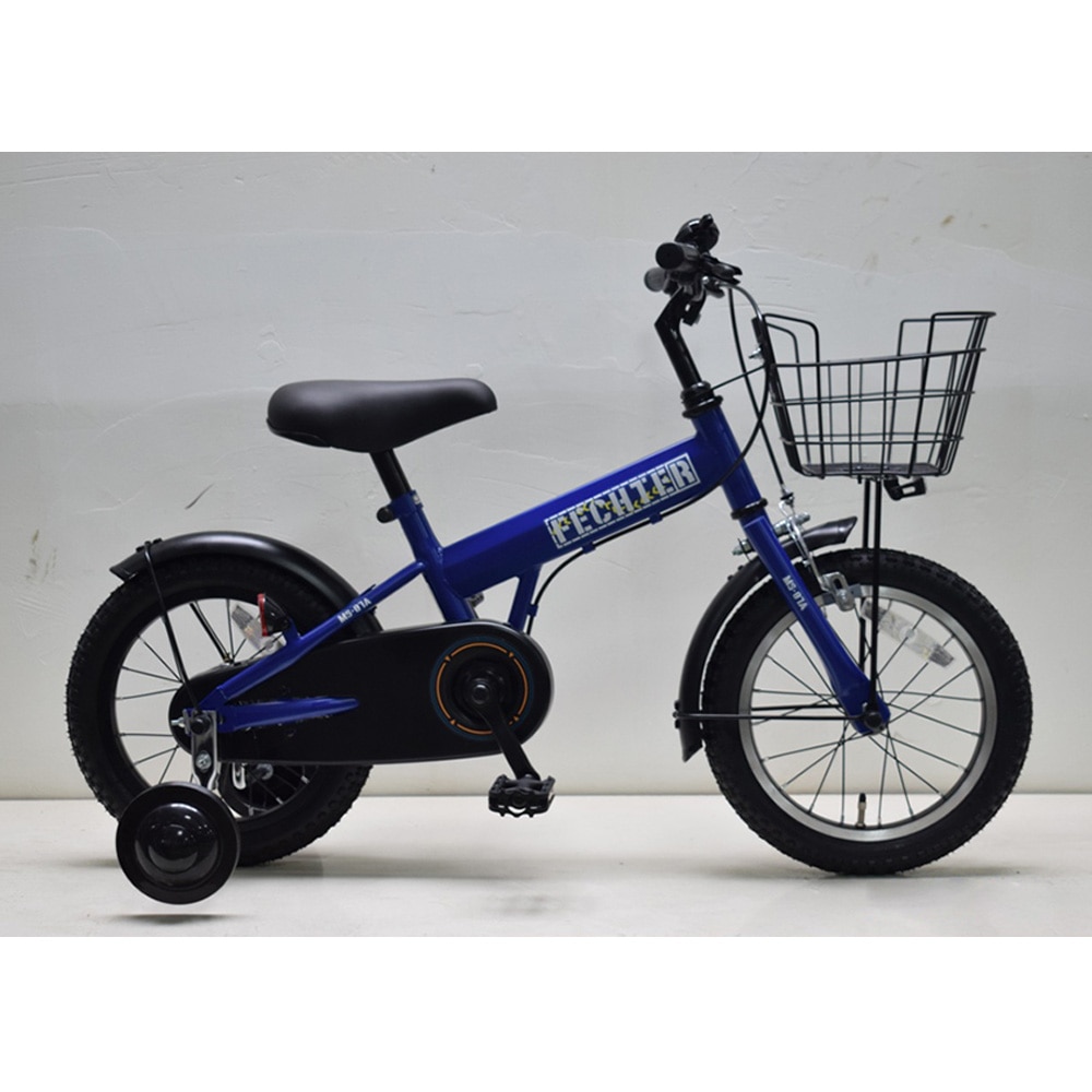 自転車 補助付き幼児車 フェクター 14インチ ブルー 14インチ ブルー