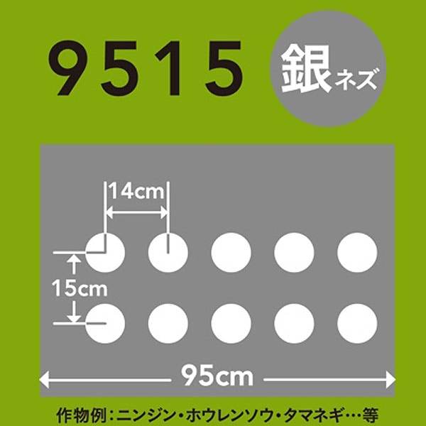 ホールマルチ 銀ネズ 9515 0m 60f 9515 0m 60f 銀ネズ 農業資材 薬品ホームセンター通販のカインズ