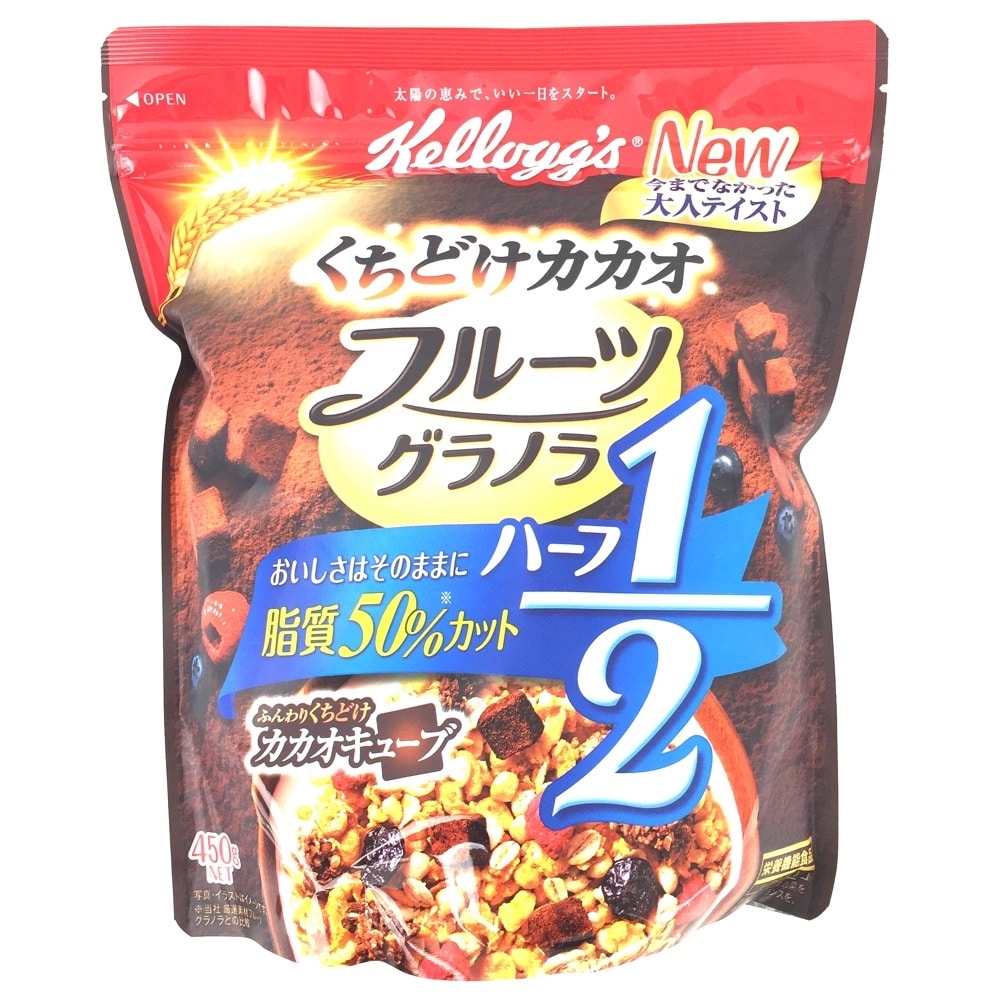 ケロッグ フルーツグラノラくちどけカカオ 栄養補助 健康志向食品