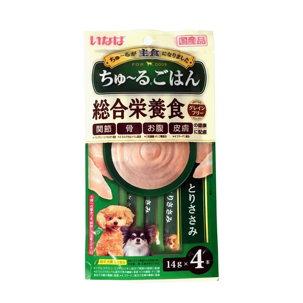 いなば ちゅーるごはん とりささみ 14g 4本 とりささみ ペット用品 犬 猫 小動物 ホームセンター通販のカインズ