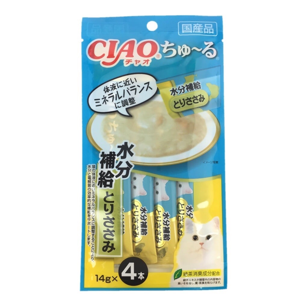 いなば Ciao ちゅ る 水分補給とりささみ 14g 4本 水分補給とりささみ ペット用品 犬 猫 小動物 ホームセンター通販のカインズ