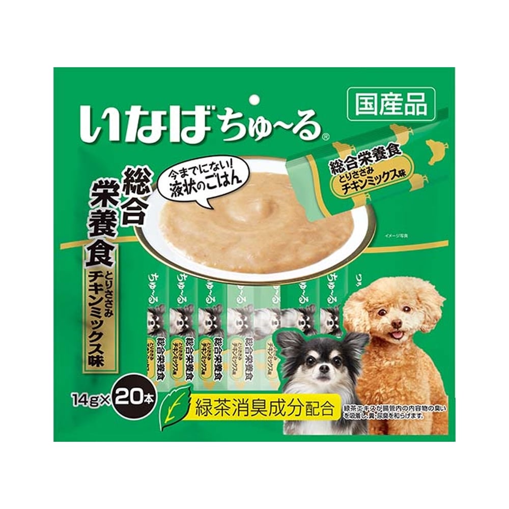 いなば ちゅ る 総合栄養食 とりささみチキンミックス味 本 総合栄養食 チキンミックス味 ペット用品 犬 猫 小動物 ホームセンター通販のカインズ