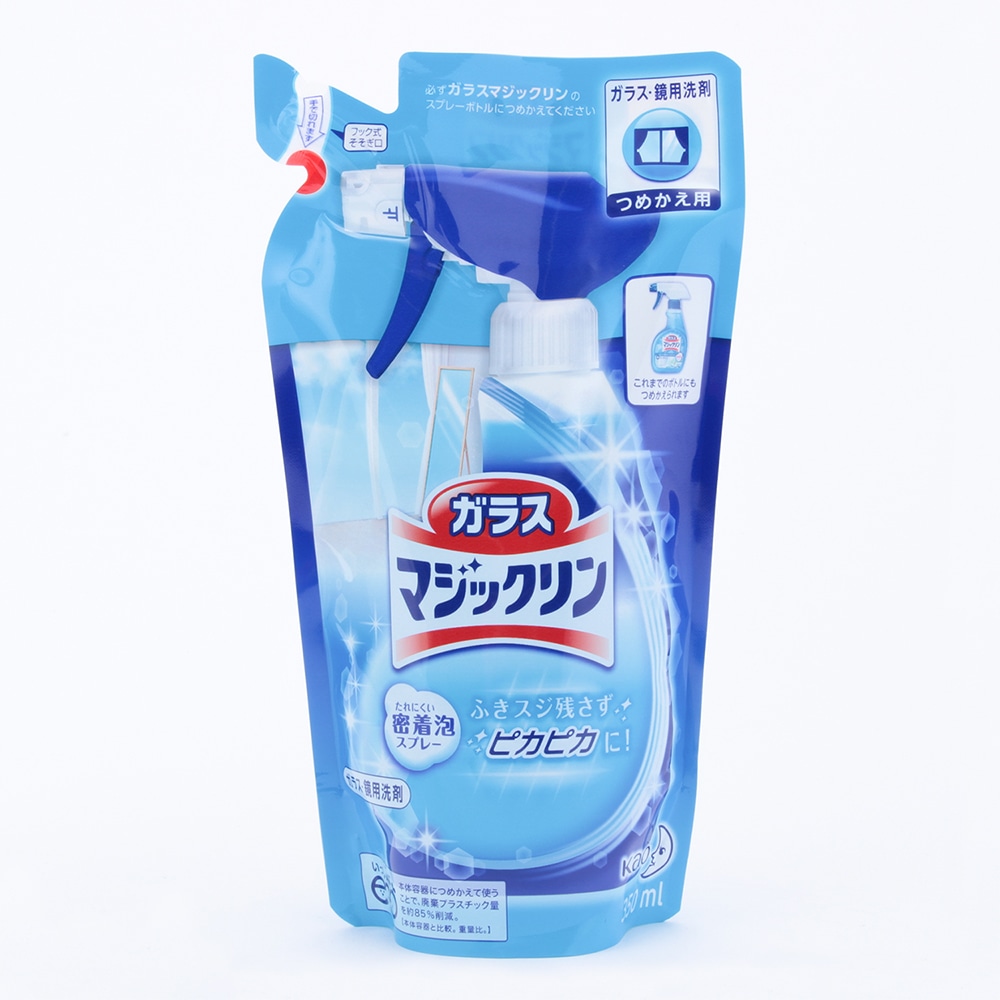 花王 ガラスマジックリン つめかえ用 350ml つめかえ用 日用品 生活用品 洗剤ホームセンター通販のカインズ