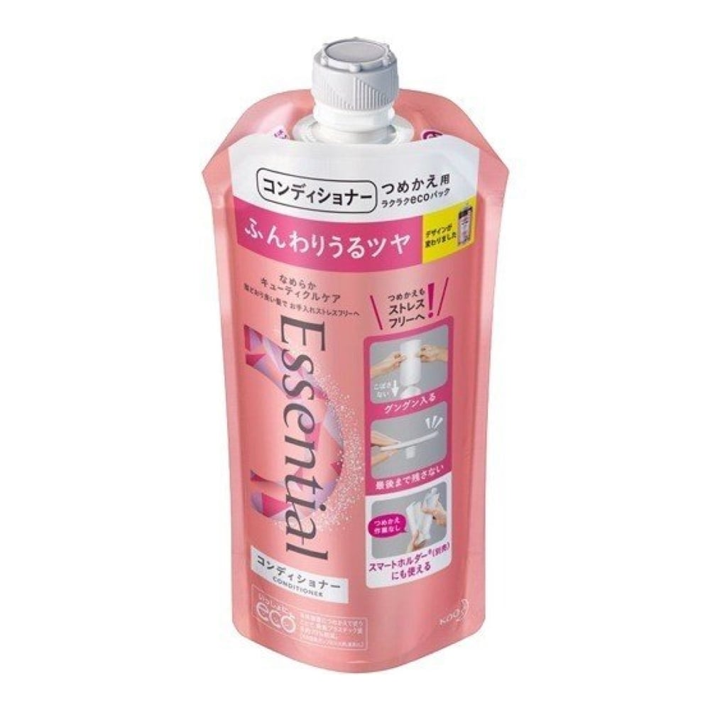 花王 エッセンシャル ふんわりうるツヤ コンディショナー 詰替 340ml コンディショナー 詰替 ふんわりうるツヤ ヘルスケア ビューティーケアホームセンター通販のカインズ