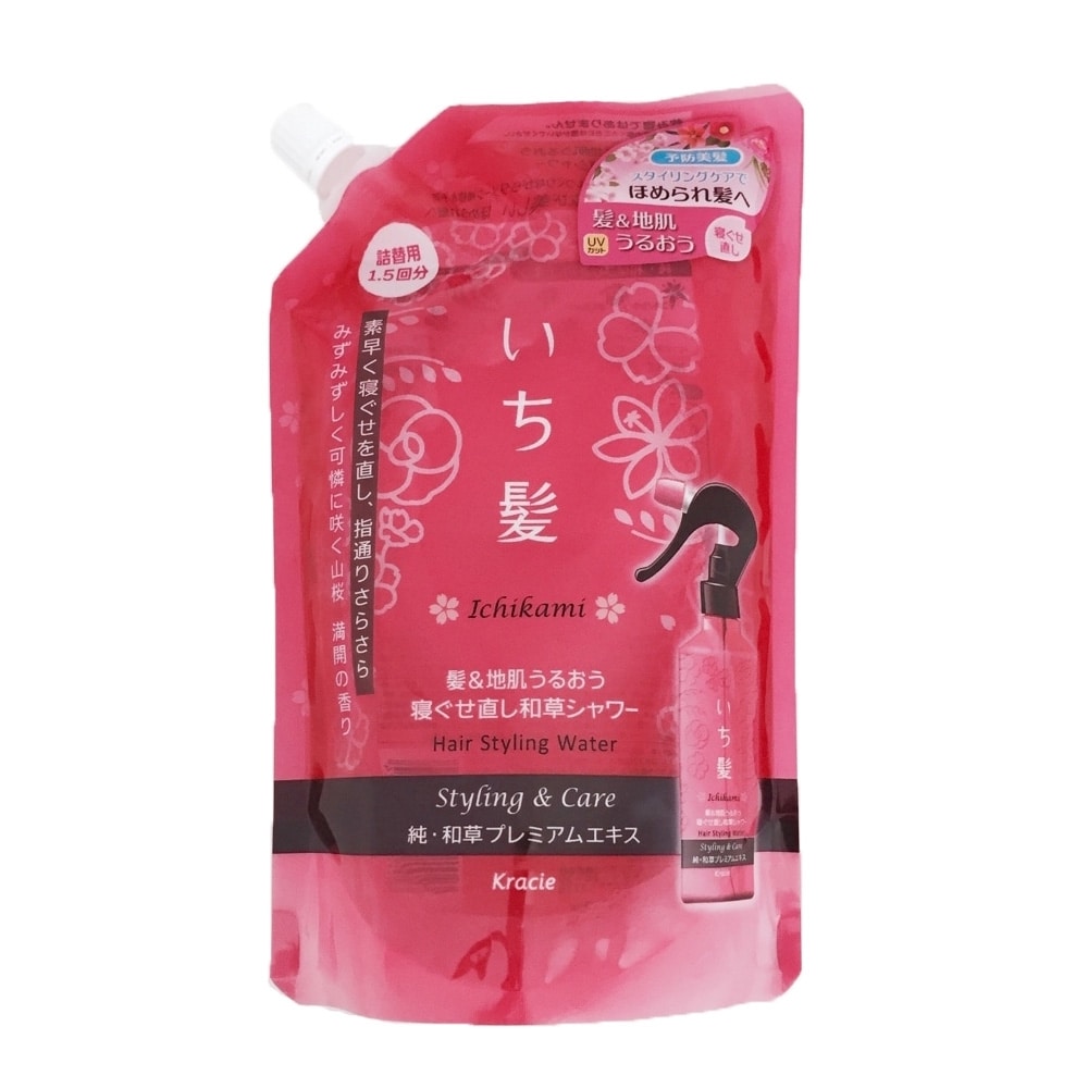 クラシエホームプロダクツ いち髪 髪 地肌うるおう寝ぐせ直し和草シャワー 詰替 375ml 詰替 ヘルスケア ビューティーケアホームセンター通販のカインズ