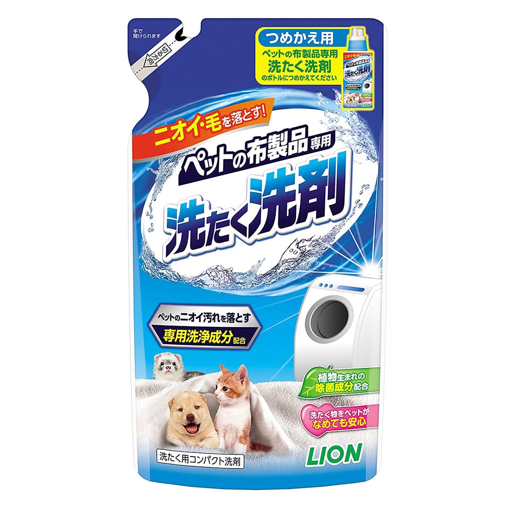 ペットの布製品専用 洗たく洗剤 つめかえ用 3g 詰替 ペット用品 犬 猫 小動物 ホームセンター通販のカインズ