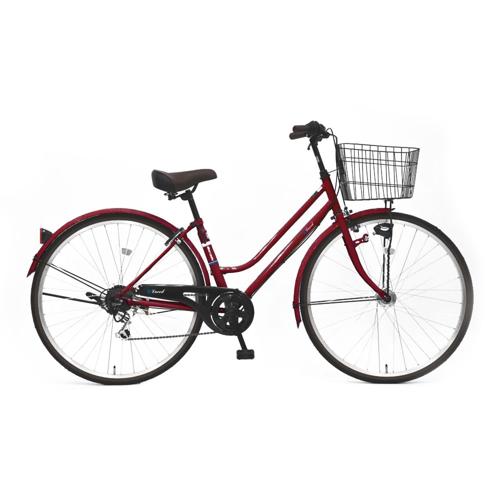 【自転車】《丸石サイクル》ルイードシティ 27型 外装6段 W498 ルージュ27インチ ルージュ 自転車ホームセンター通販のカインズ