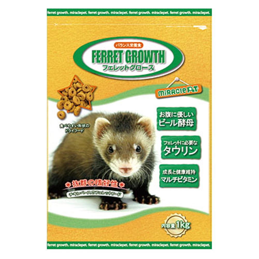 ニチドウ フェレットグロース 1kg ペット用品 犬 猫 小動物 ホームセンター通販のカインズ