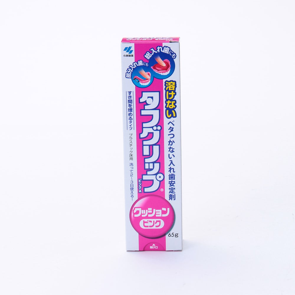 色々な あわせ買い1999円以上で送料無料 小林製薬  タフグリップ クッション ピンク  20g 入れ歯安定剤