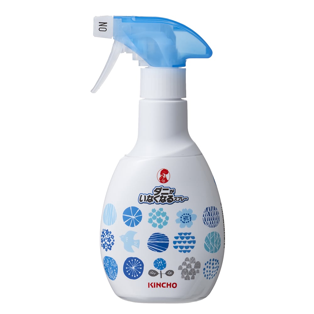 大日本除虫菊 KINCHO ダニがいなくなるスプレー デザインボトル 300ml(本体（限定デザイン）) 日用品・生活用品・洗剤ホーム