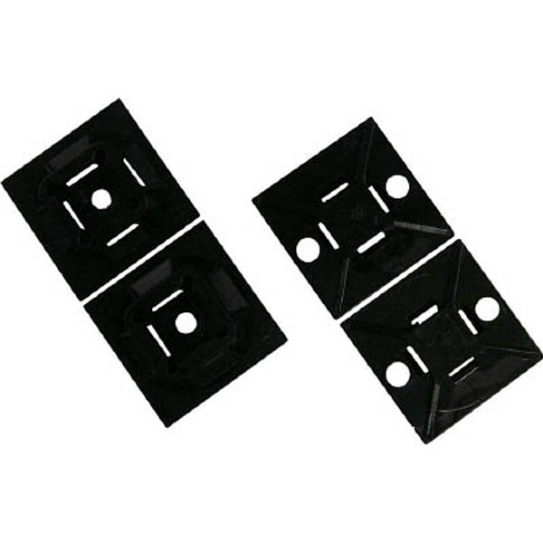 【CAINZ DASH】パンドウイット マウントベース アクリル系粘着テープ付き 耐候性黒（500個入）: カインズダッシュホームセンター通販