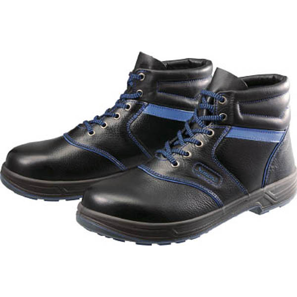 【CAINZ DASH】シモン 安全靴 編上靴 SL22－BL黒／ブルー 26．5cm: カインズダッシュホームセンター通販のカインズ